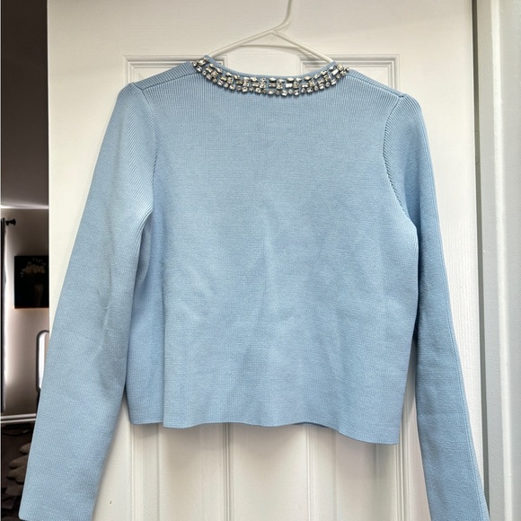 Zara Jewel plain knit cardigan - Picture 6 of 7